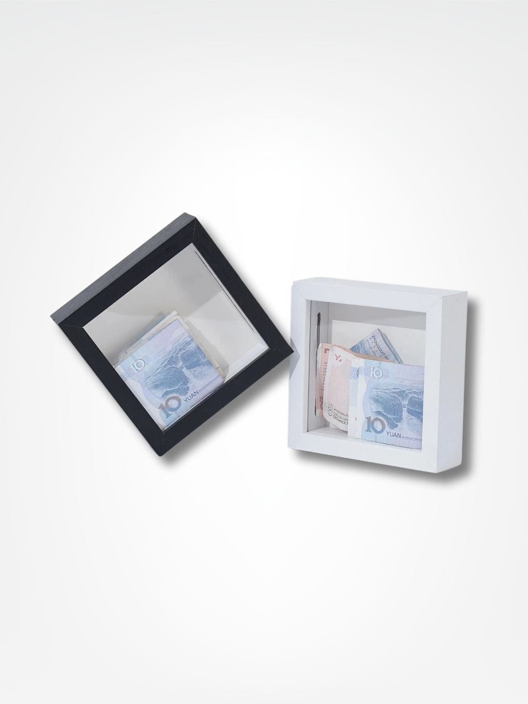 Tirelire bois transparente <br> Le cadre de décoration