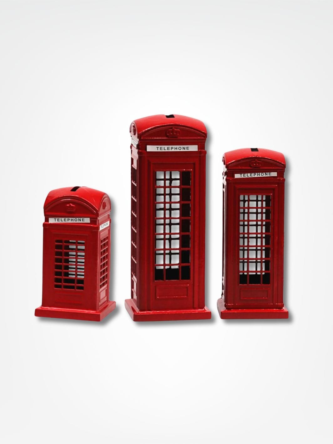 Tirelire cabine téléphonique anglaise <br> London Style
