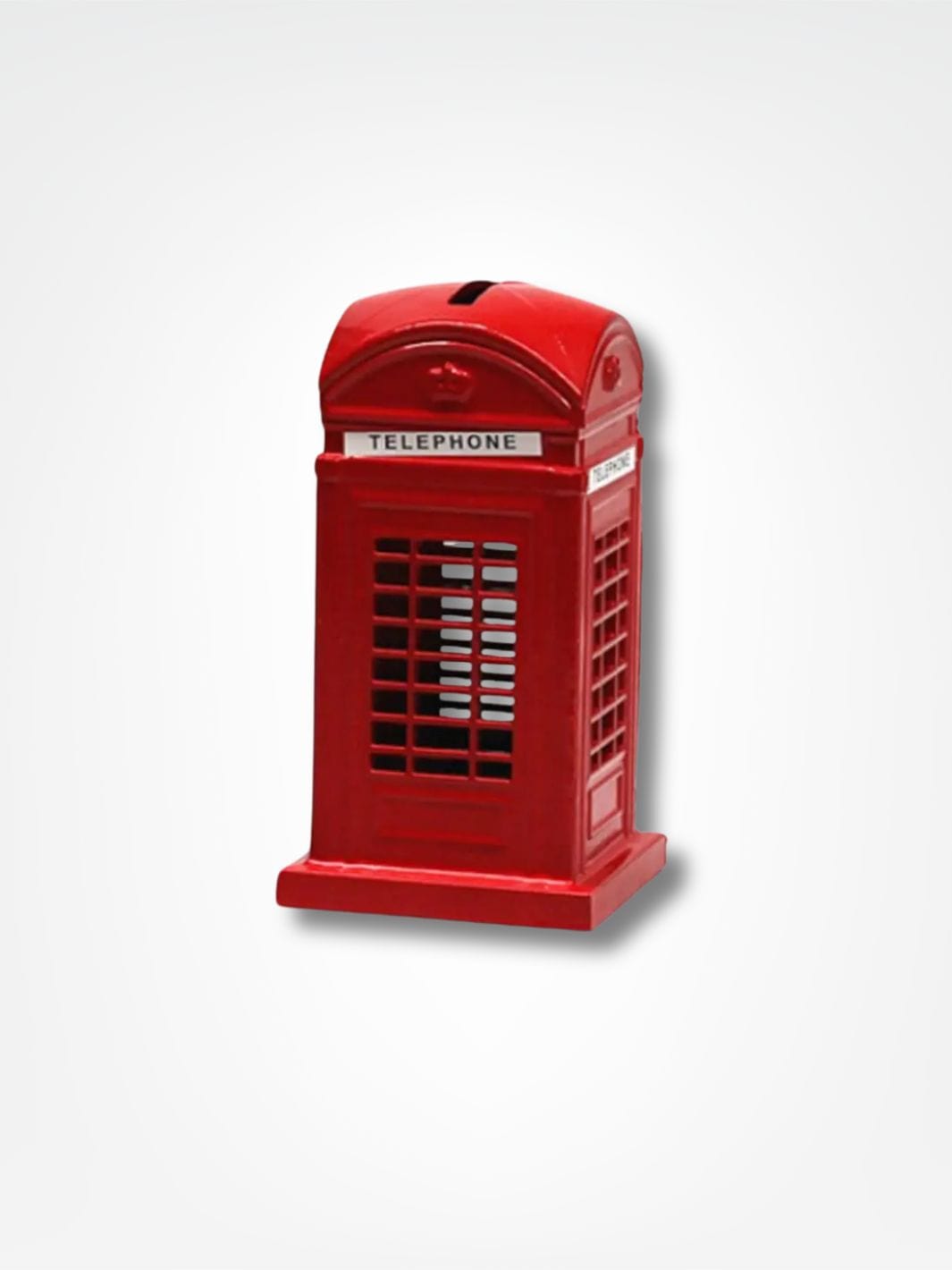 Tirelire cabine téléphonique anglaise <br> London Style Rouge / S