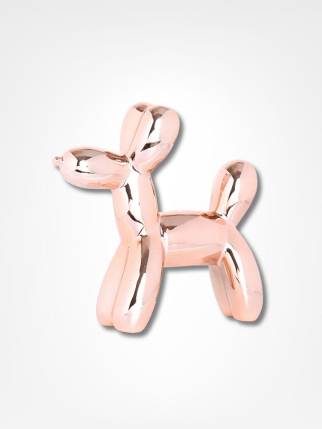 Tirelire chien ballon <br> Puppy Flottant Rose