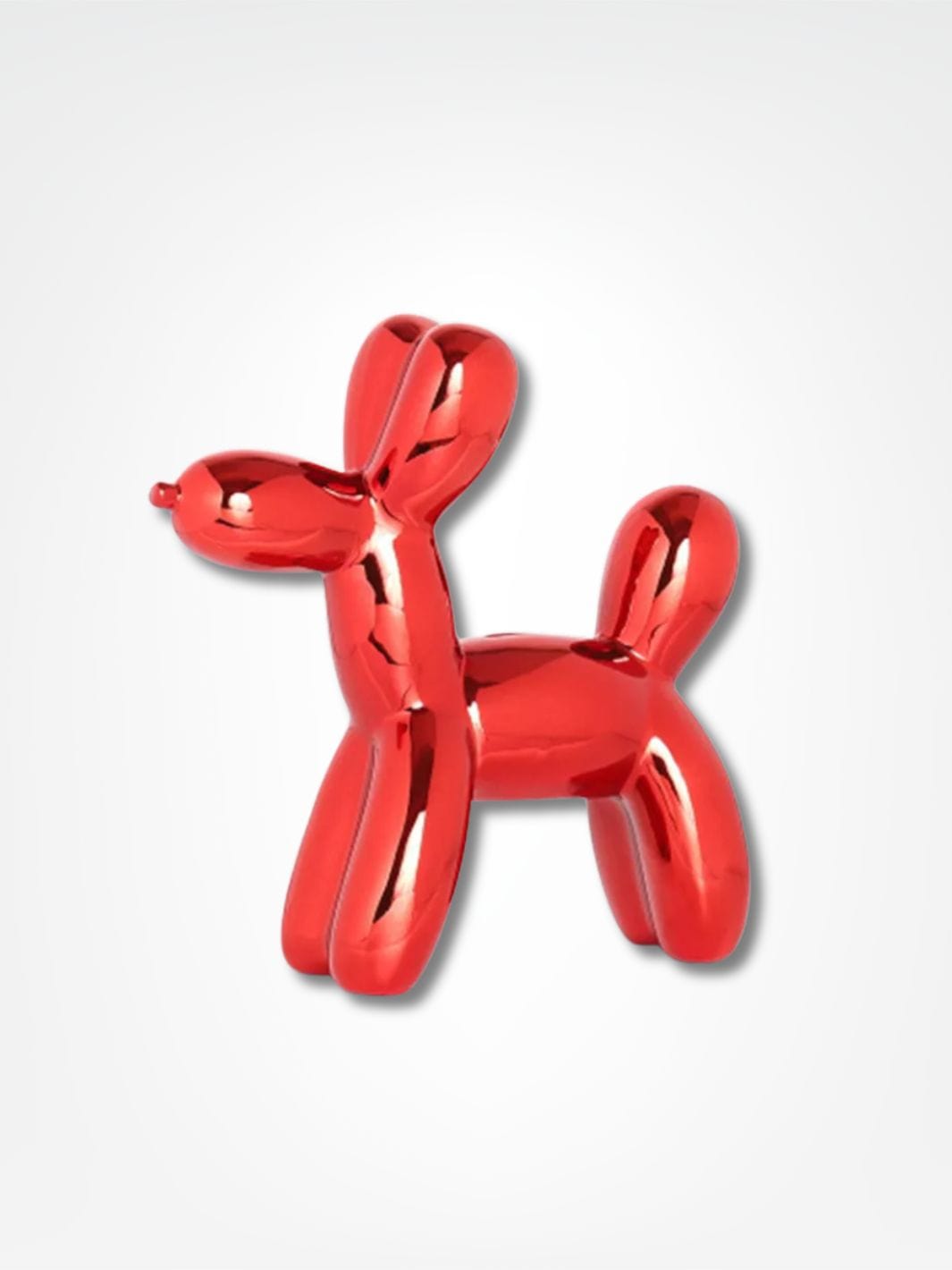 Tirelire chien ballon <br> Puppy Flottant Rouge