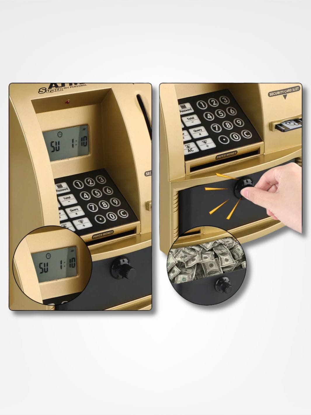 Tirelire distributeur <br> Mini Banquier