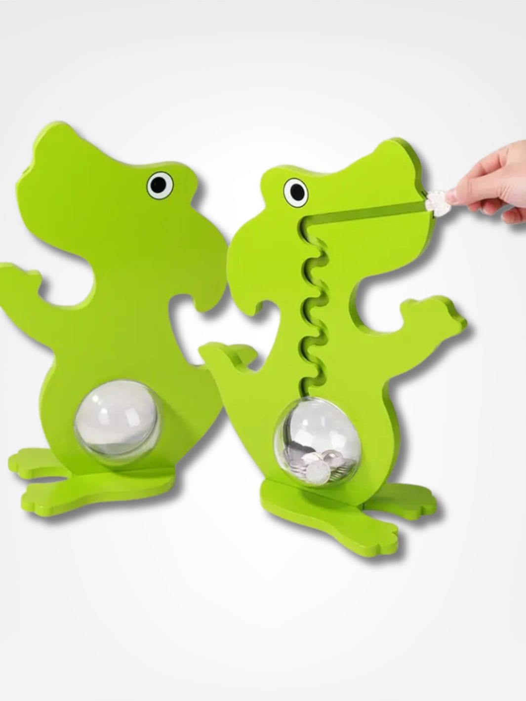 Tirelire enfant garçon <br> Le dinosaure géant Vert
