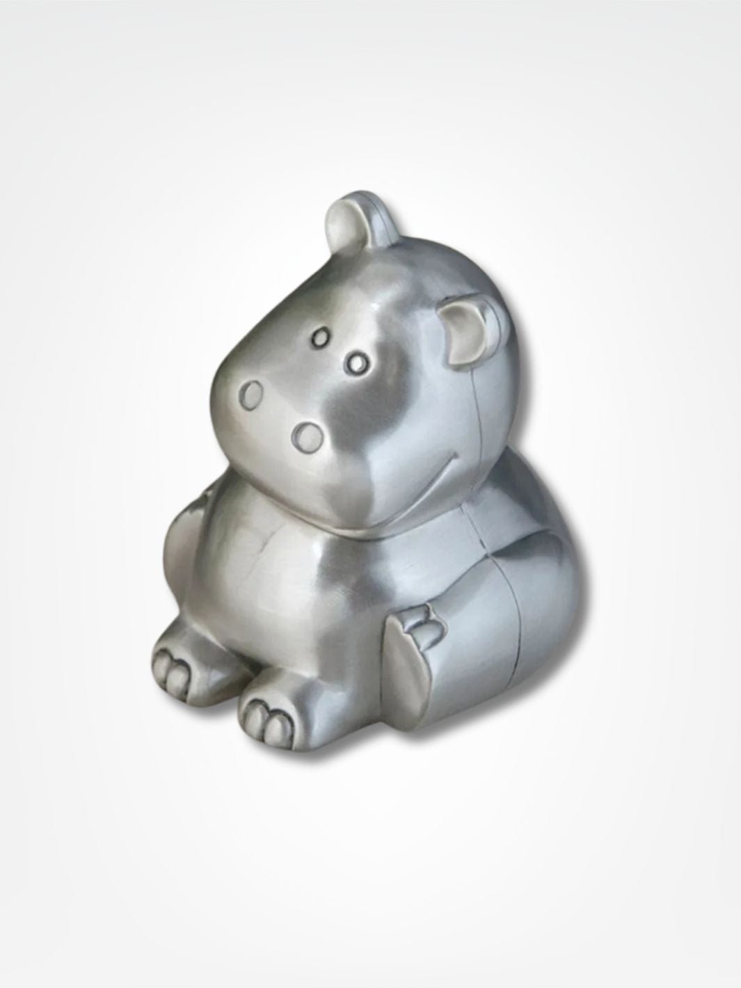 Tirelire hippopotame <br> Mon Petit Hippo Métal
