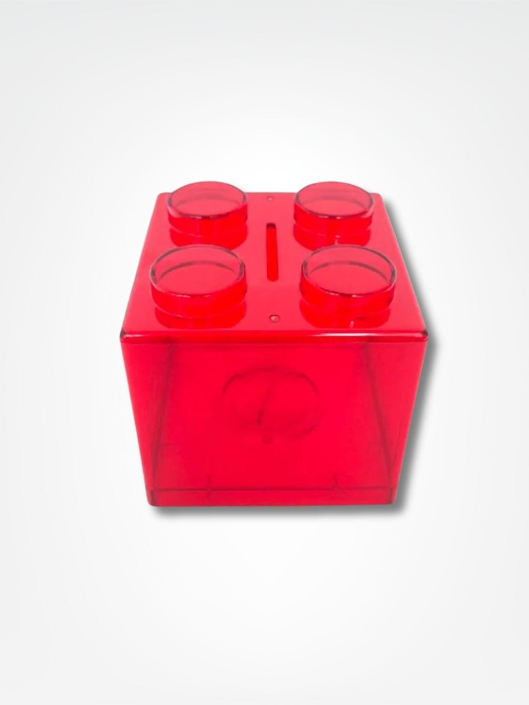 Tirelire LEGO <br> Brique à Sous Rouge