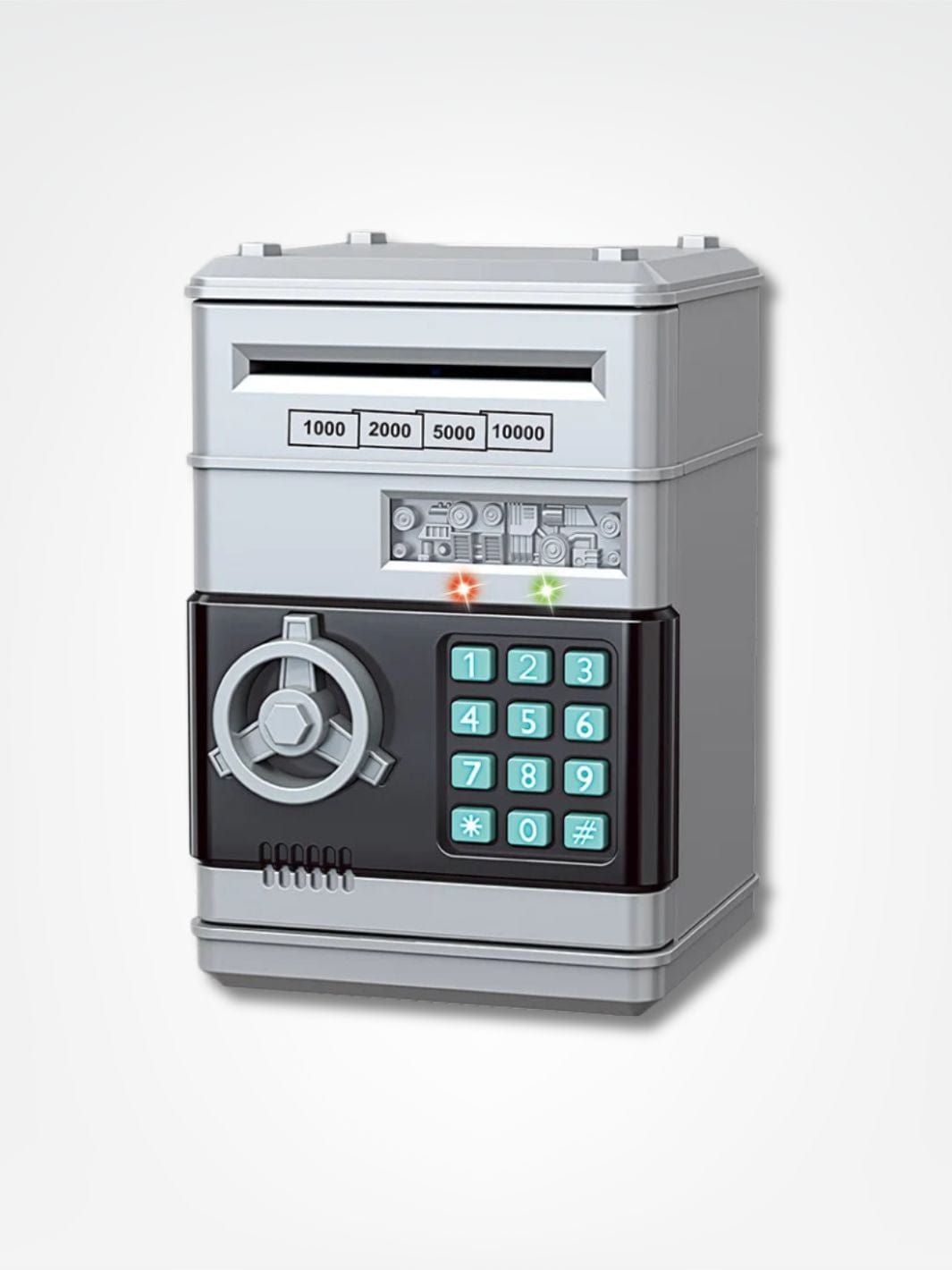 Tirelire machine à sous <br> Mini Vegas Safe Gris