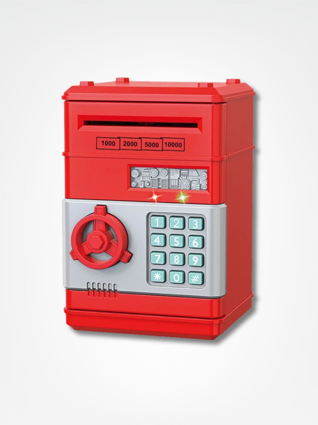 Tirelire machine à sous <br> Mini Vegas Safe Rouge