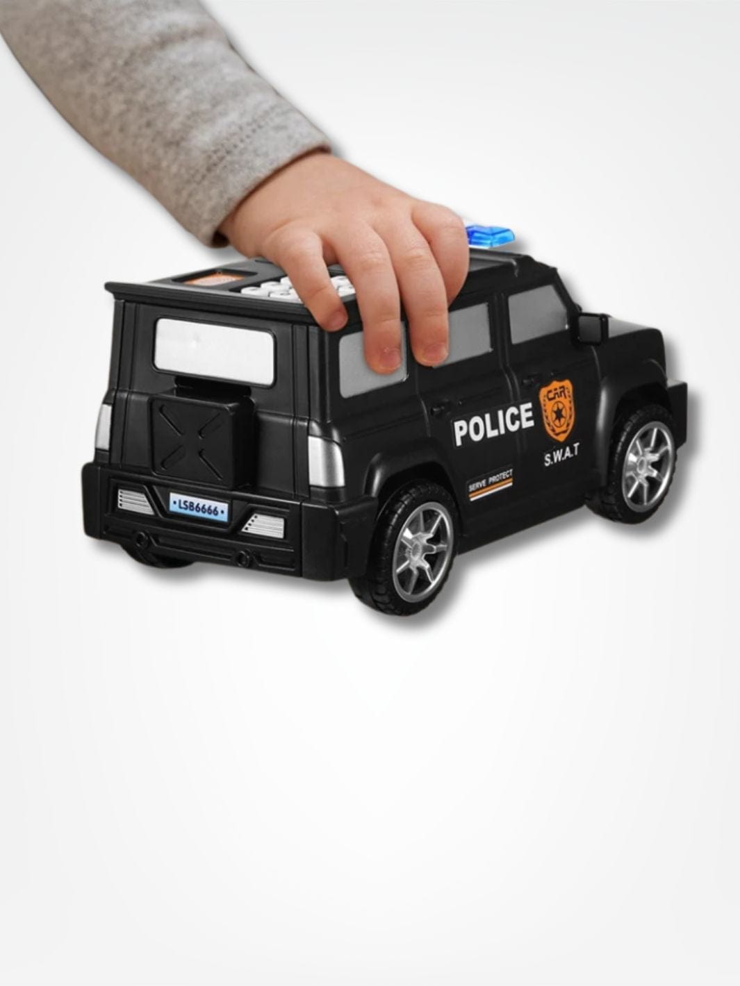 Tirelire police <br> Patrouille de la Fortune Noir