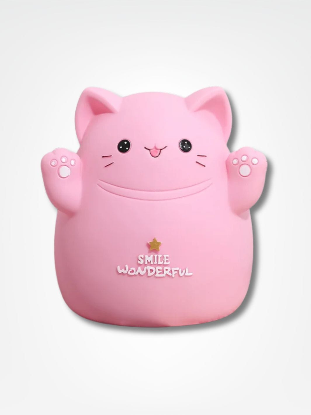 Chat tirelire japon <br> Le chaton kawaii Fuchsia | M