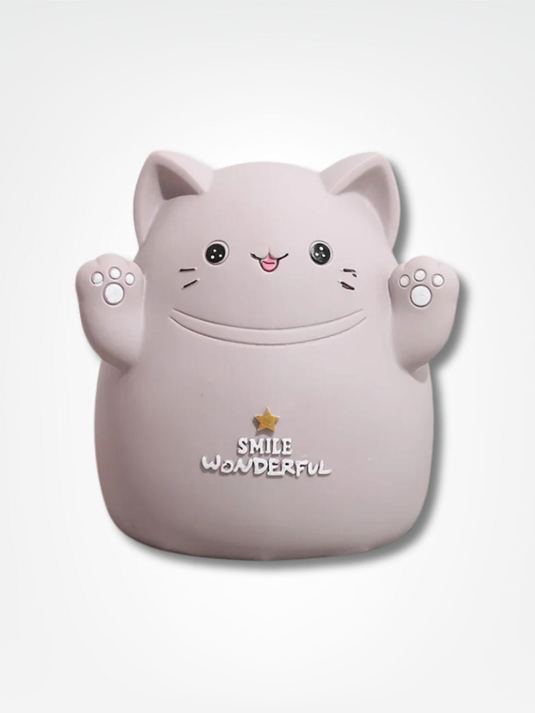 Chat tirelire japon <br> Le chaton kawaii Gris | M