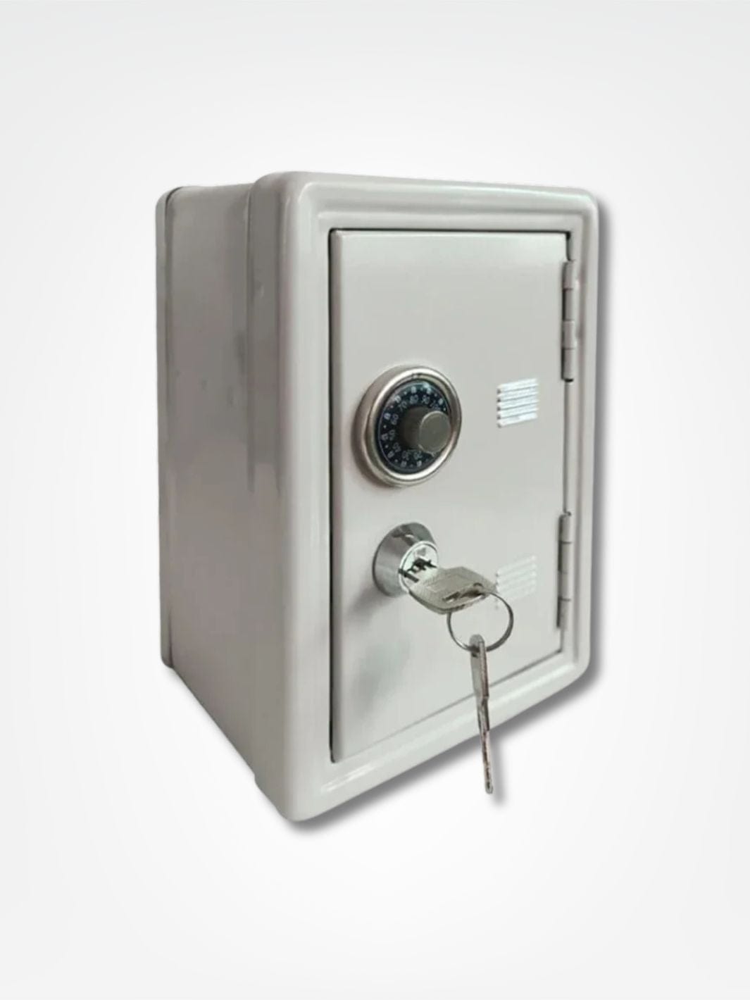 Coffre-fort tirelire <br> Avec code secret et serrure Blanc