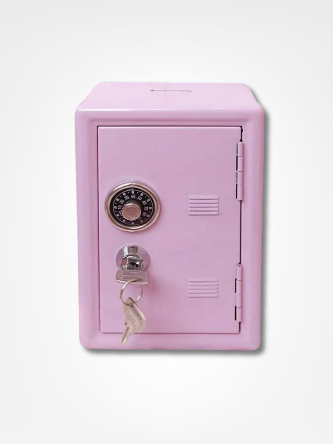 Coffre-fort tirelire <br> Avec code secret et serrure Rose