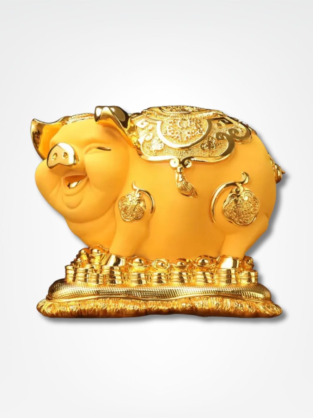 Grosse tirelire cochon <br> Édition Géante Or / XXL