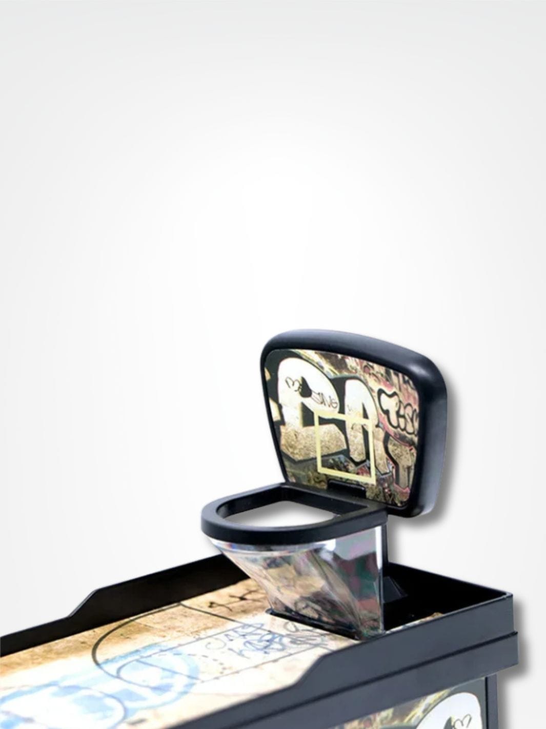 Tirelire ballon basket <br> Le terrain de basket Graffitis