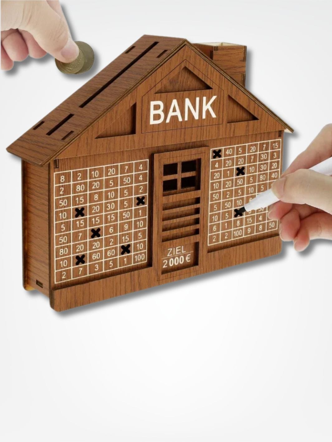 Tirelire banque <br> Le suivi d'économies