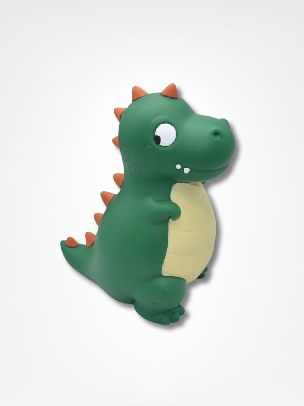 Tirelire baptême garçon <br> Le dinosaure drôle Vert