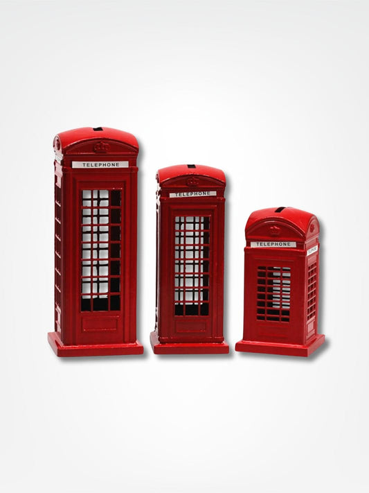 Tirelire cabine téléphonique anglaise <br> London Style