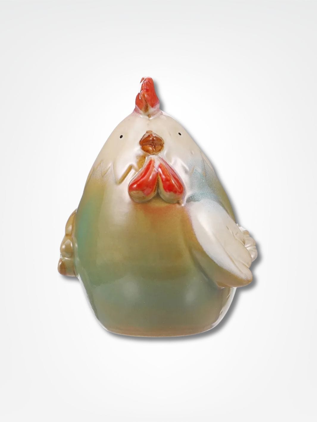 Tirelire céramique <br> Le petit poulet Vert