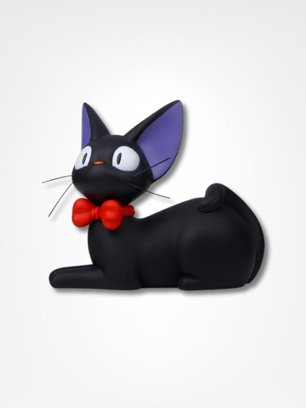 Tirelire chat noir <br> Charme Sombre Noir / Couché