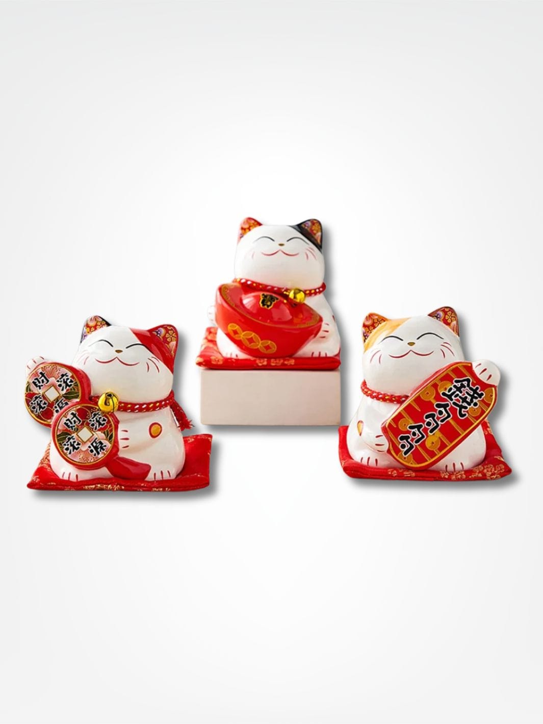 Tirelire chat porte bonheur <br> Maneki-neko de la chance