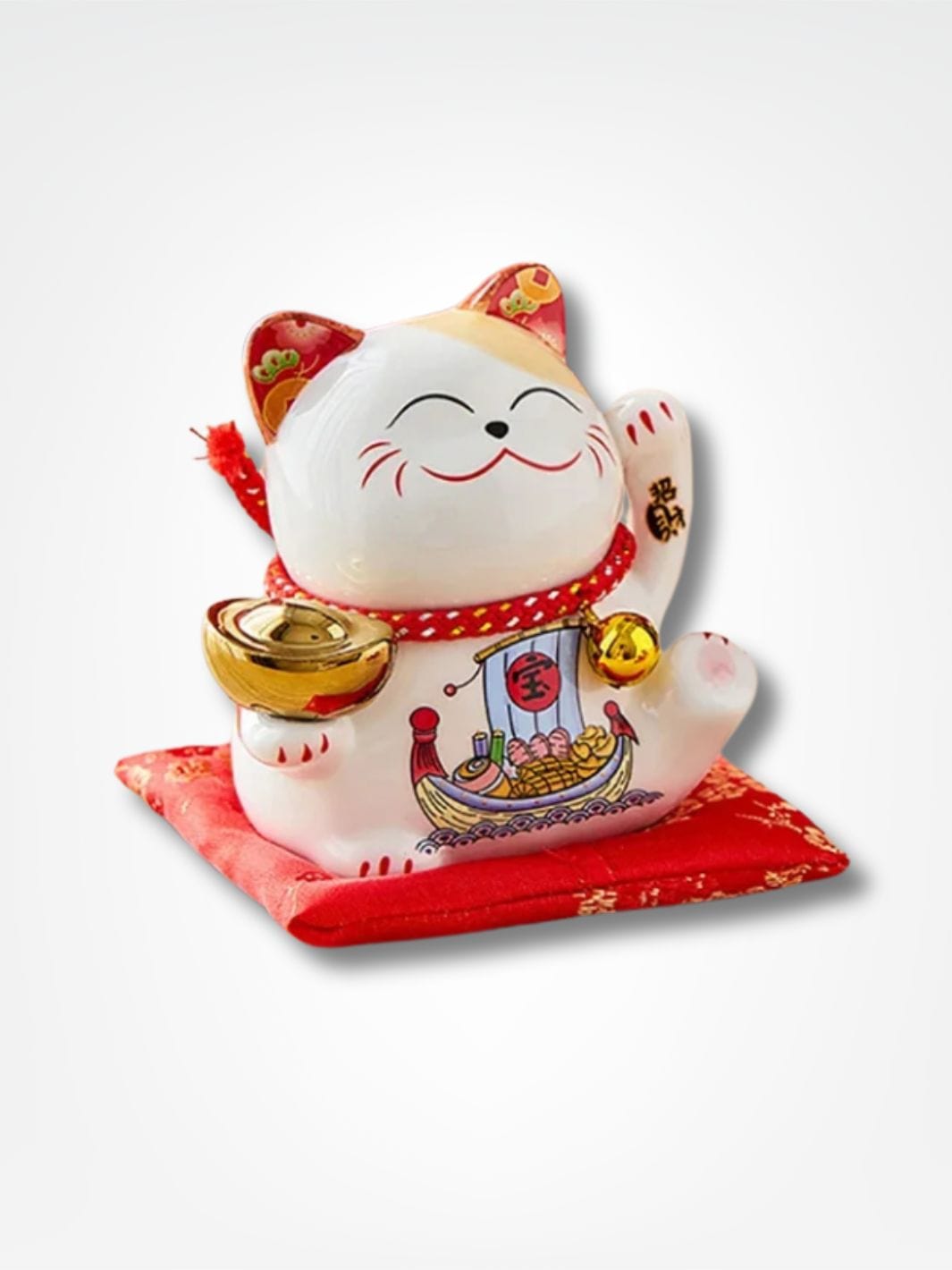 Tirelire chat porte bonheur <br> Maneki-neko de la chance