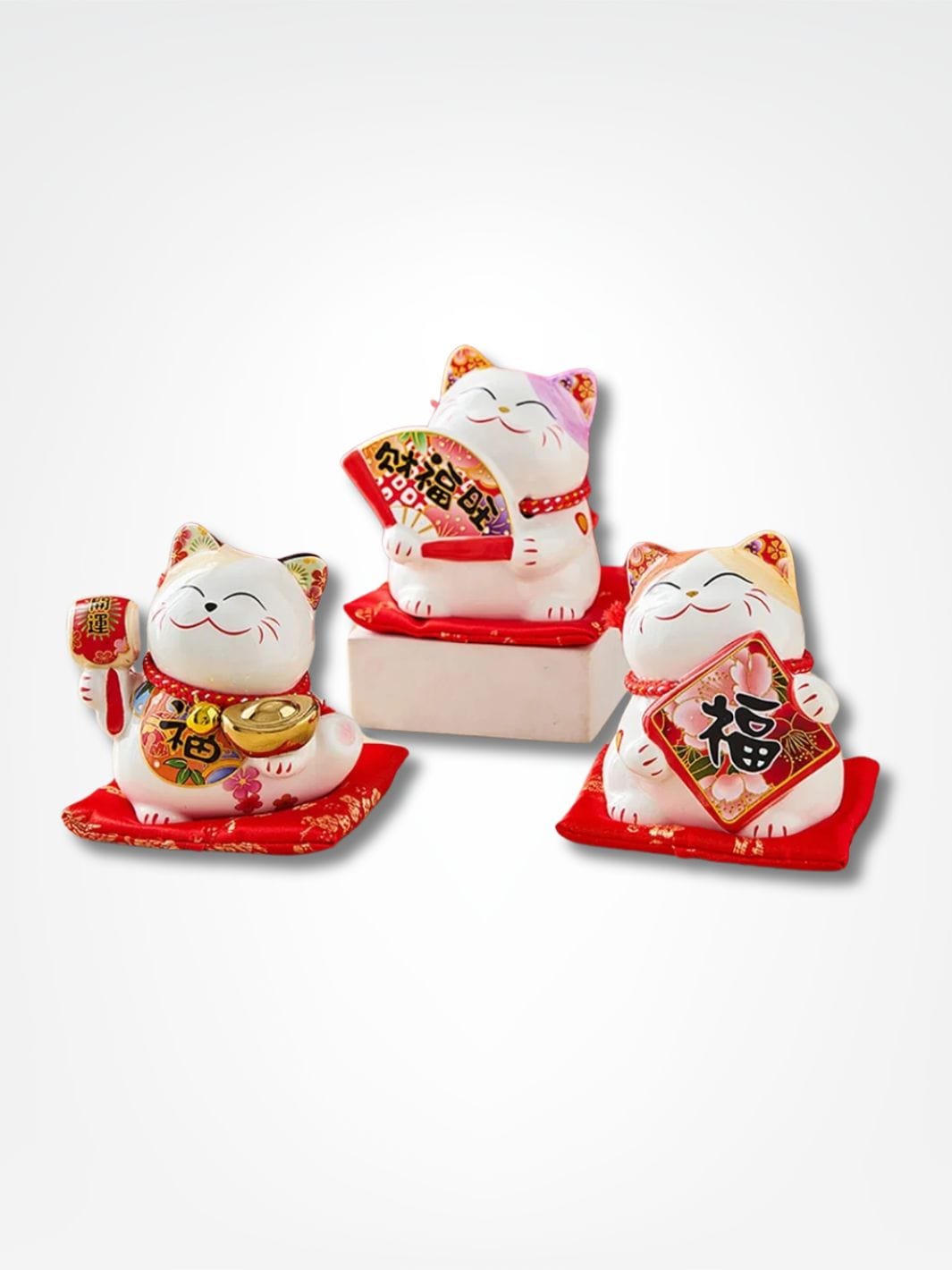 Tirelire chat porte bonheur <br> Maneki-neko de la chance