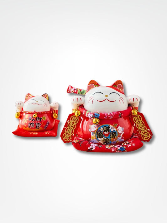 Tirelire chat porte bonheur <br> Maneki-neko de la chance