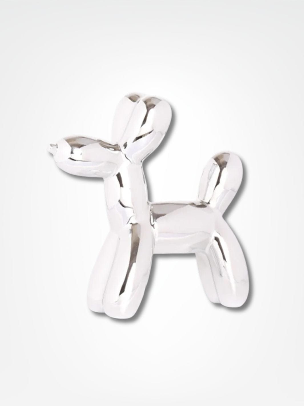 Tirelire chien ballon <br> Puppy Flottant Argent