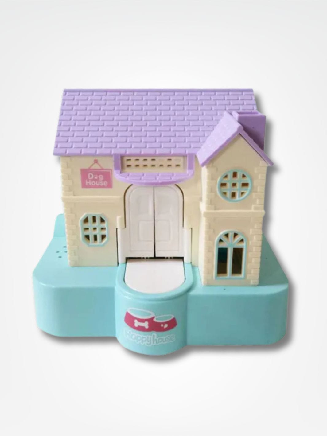 Tirelire chien voleur <br> La niche Mauve