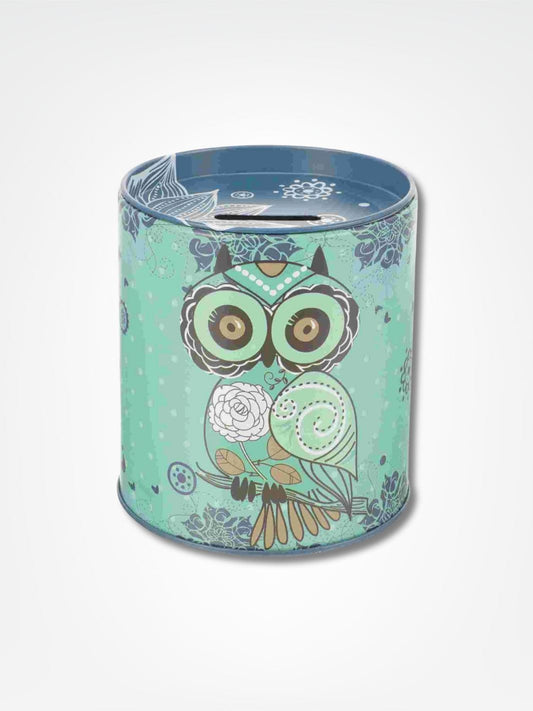 Tirelire chouette <br> Hibou Économe Vert