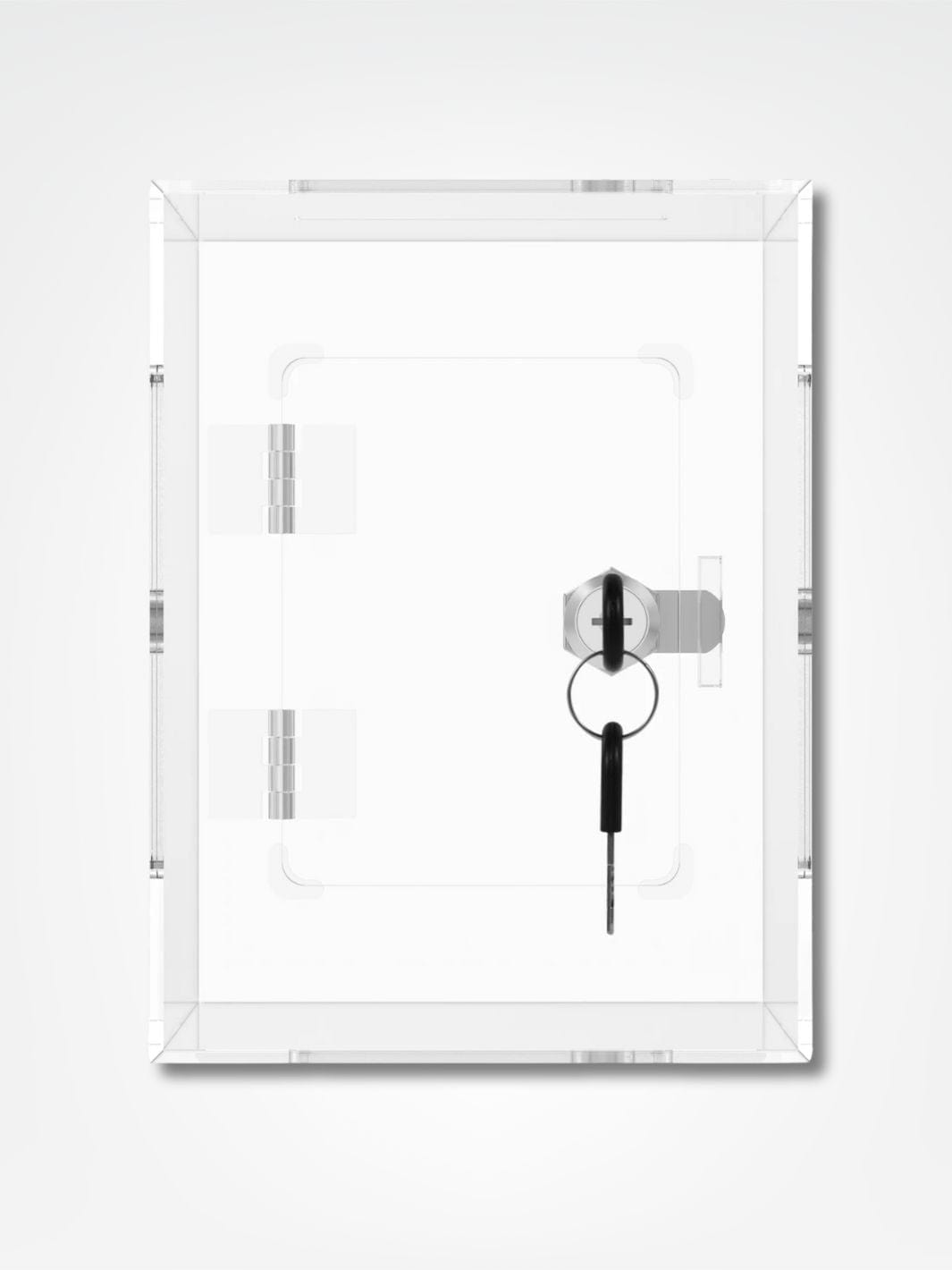 Tirelire clé <br> Le coffre transparent Transparent
