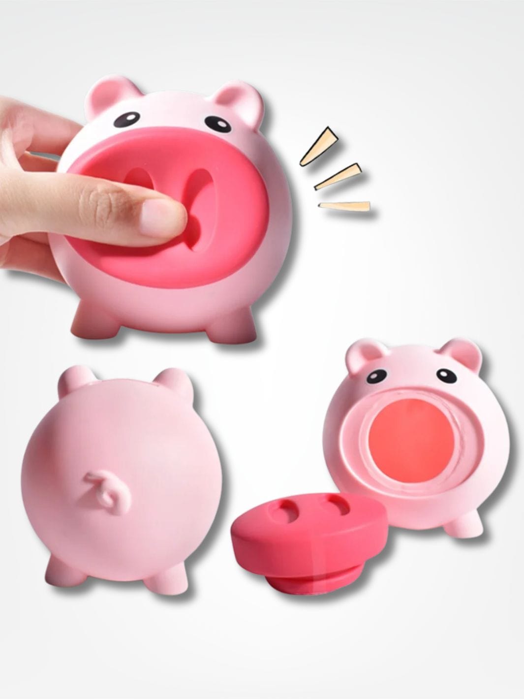 Tirelire cochon bruit <br> Nez Rigolo