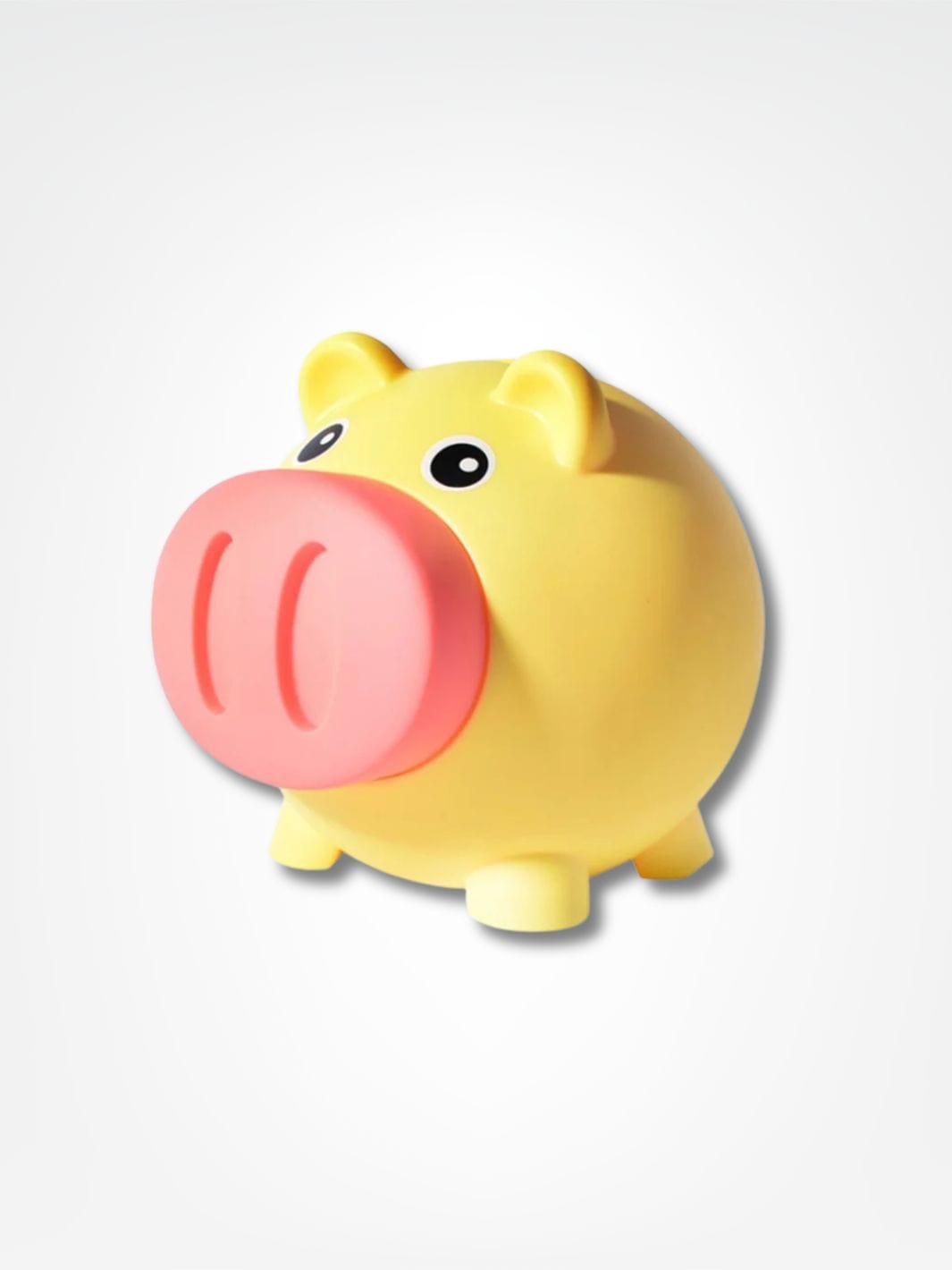 Tirelire cochon bruit <br> Nez Rigolo Jaune