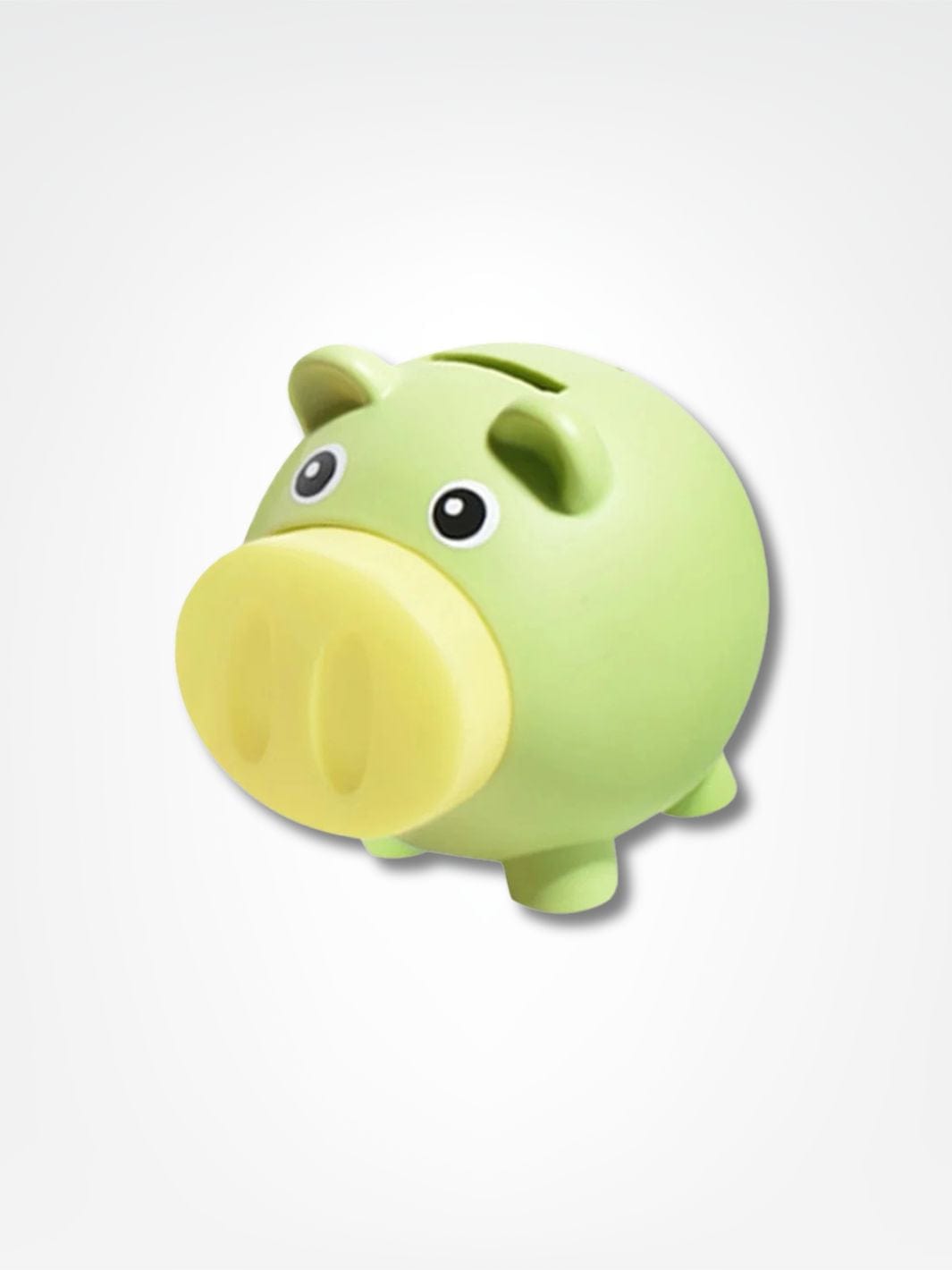 Tirelire cochon bruit <br> Nez Rigolo Vert