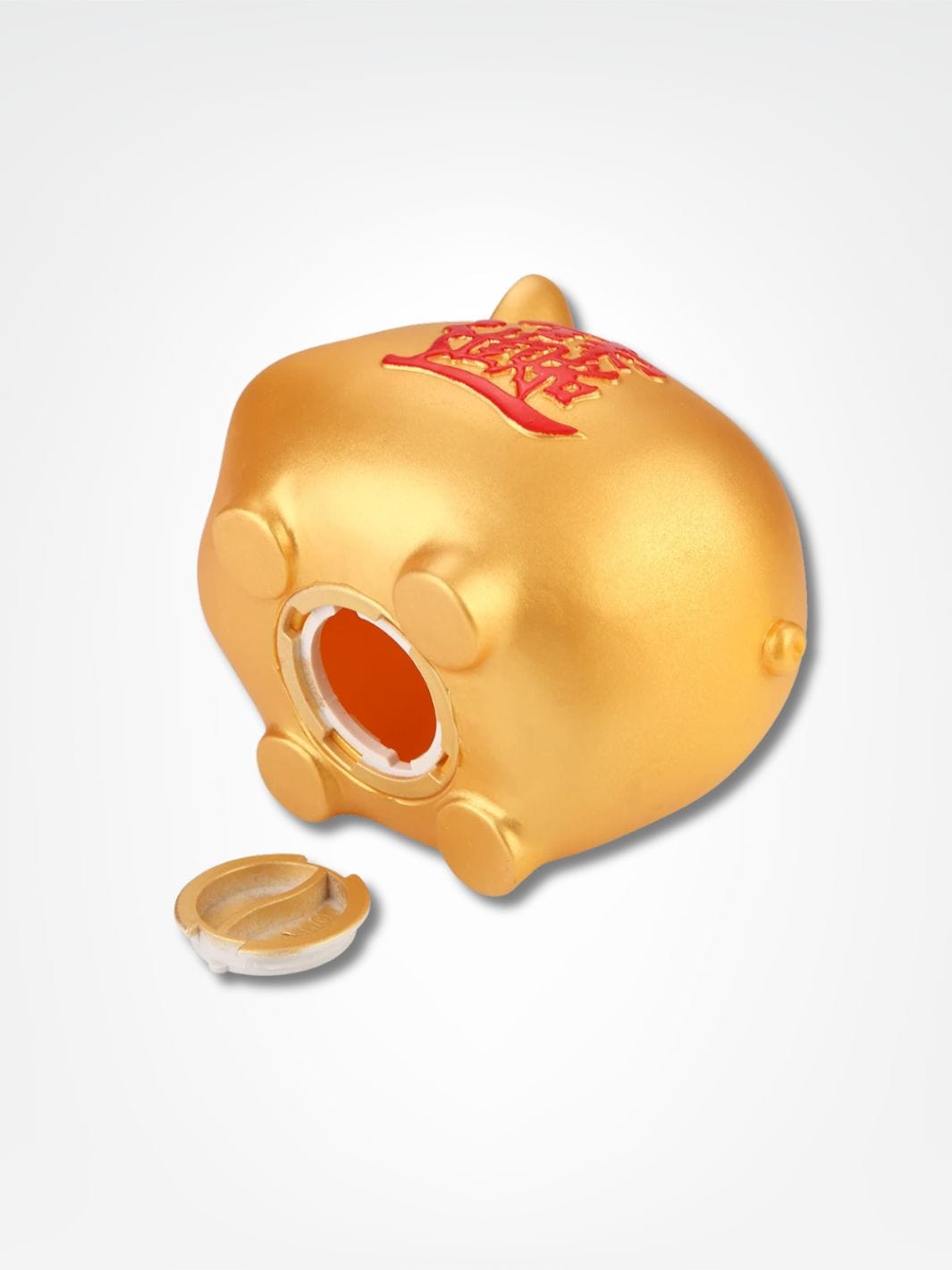 Tirelire cochon chinois <br> Prospérité et Chance Or