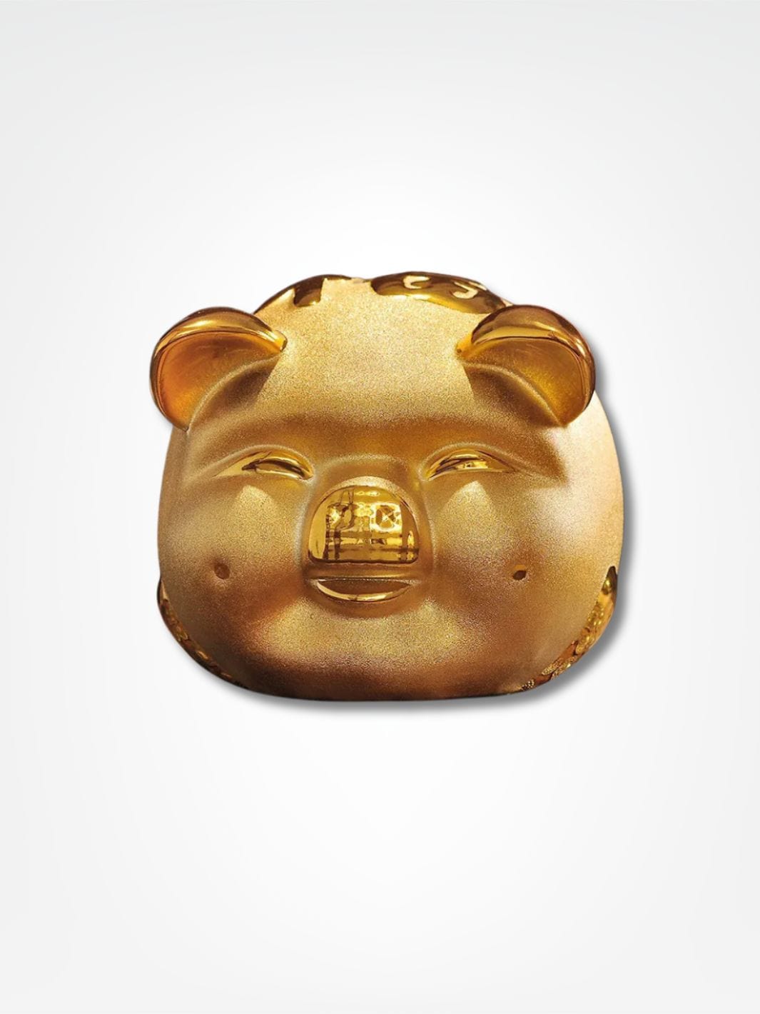 Tirelire cochon doré <br> Trésor Chinois Or
