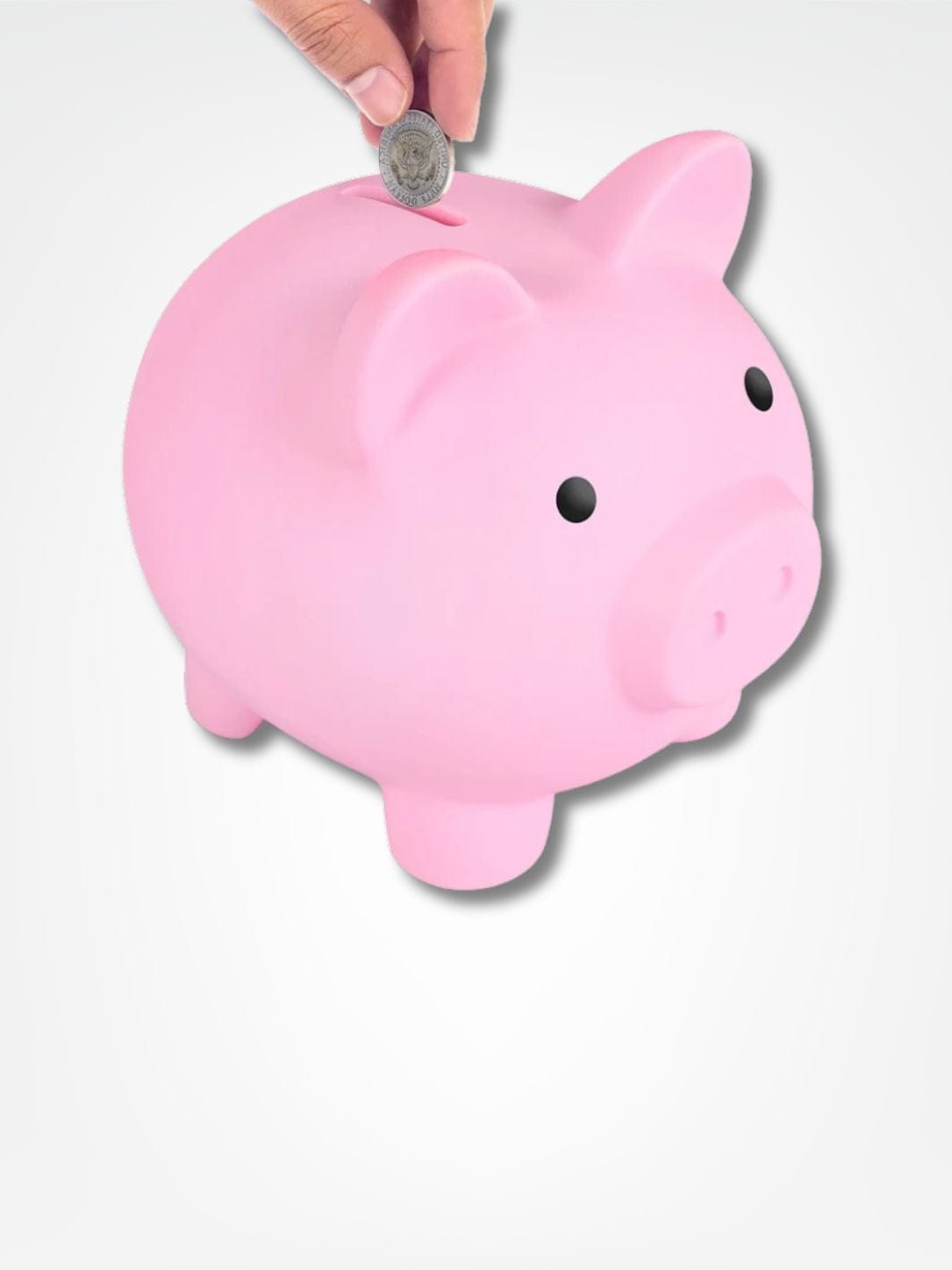 Tirelire cochon rose <br> Le classique Rose