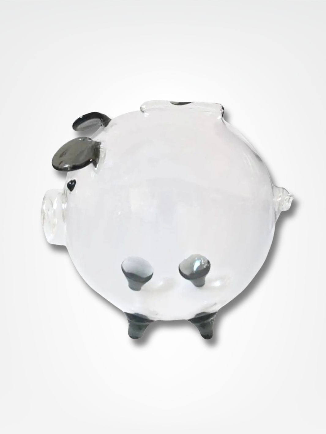 Tirelire cochon verre <br> Économie en toute transparence Transparent