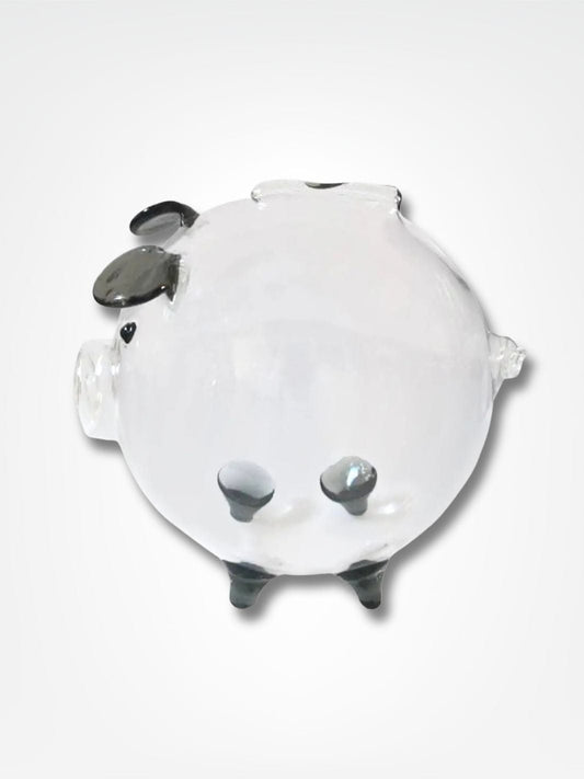 Tirelire cochon verre <br> Économie en toute transparence Transparent