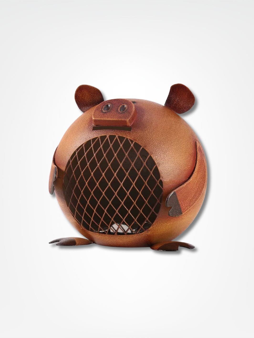 Tirelire cochon vintage <br> Trésor Rétro Métal