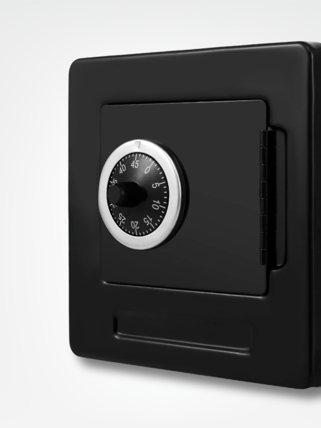 Tirelire coffre noir <br> Trésor Mystère Noir