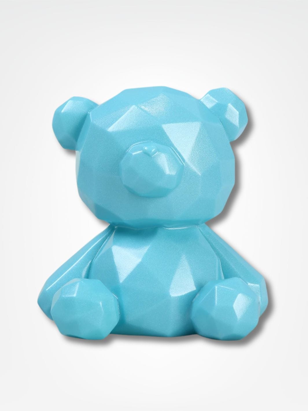 Tirelire design <br> L'ourson stylé Bleu