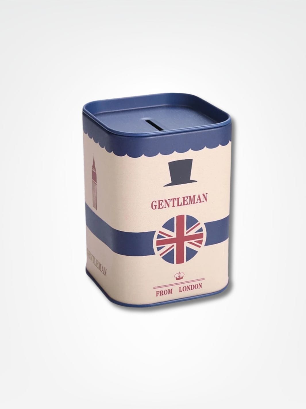 Tirelire drapeau anglais <br> So British Gentleman Bleu