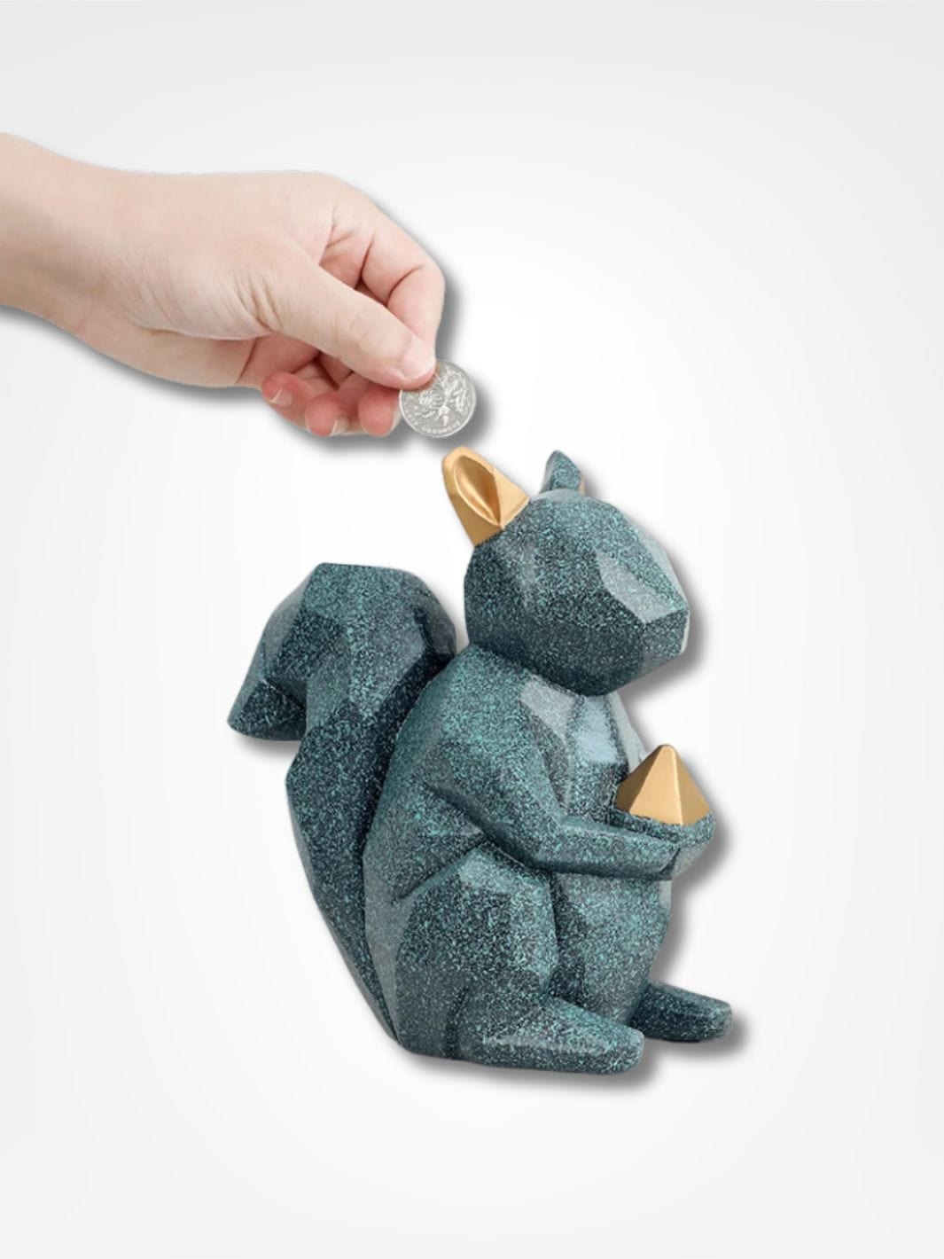 Tirelire écureuil <br> Le caisse noisette élégant