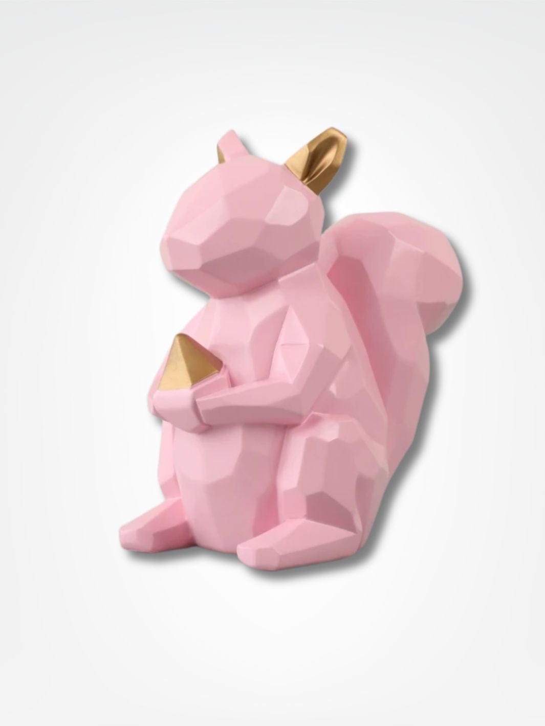 Tirelire écureuil <br> Le caisse noisette élégant Rose