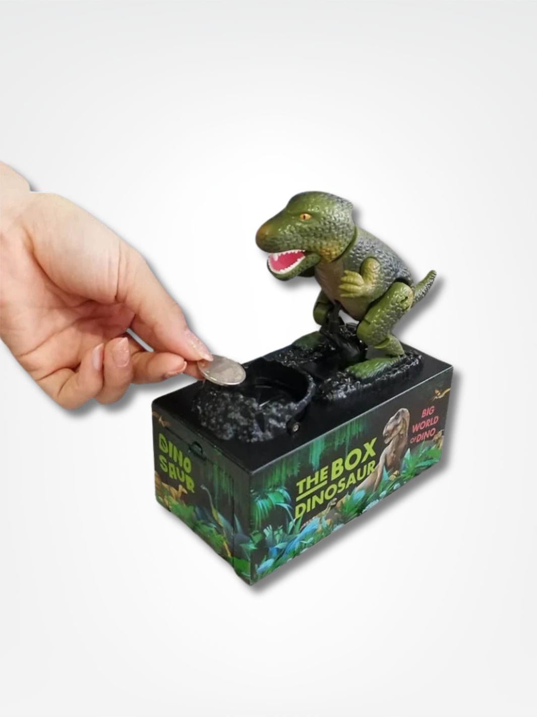 Tirelire électronique dinosaure <br> T-Rex Éco