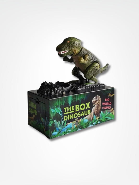 Tirelire électronique dinosaure <br> T-Rex Éco Vert Foncé
