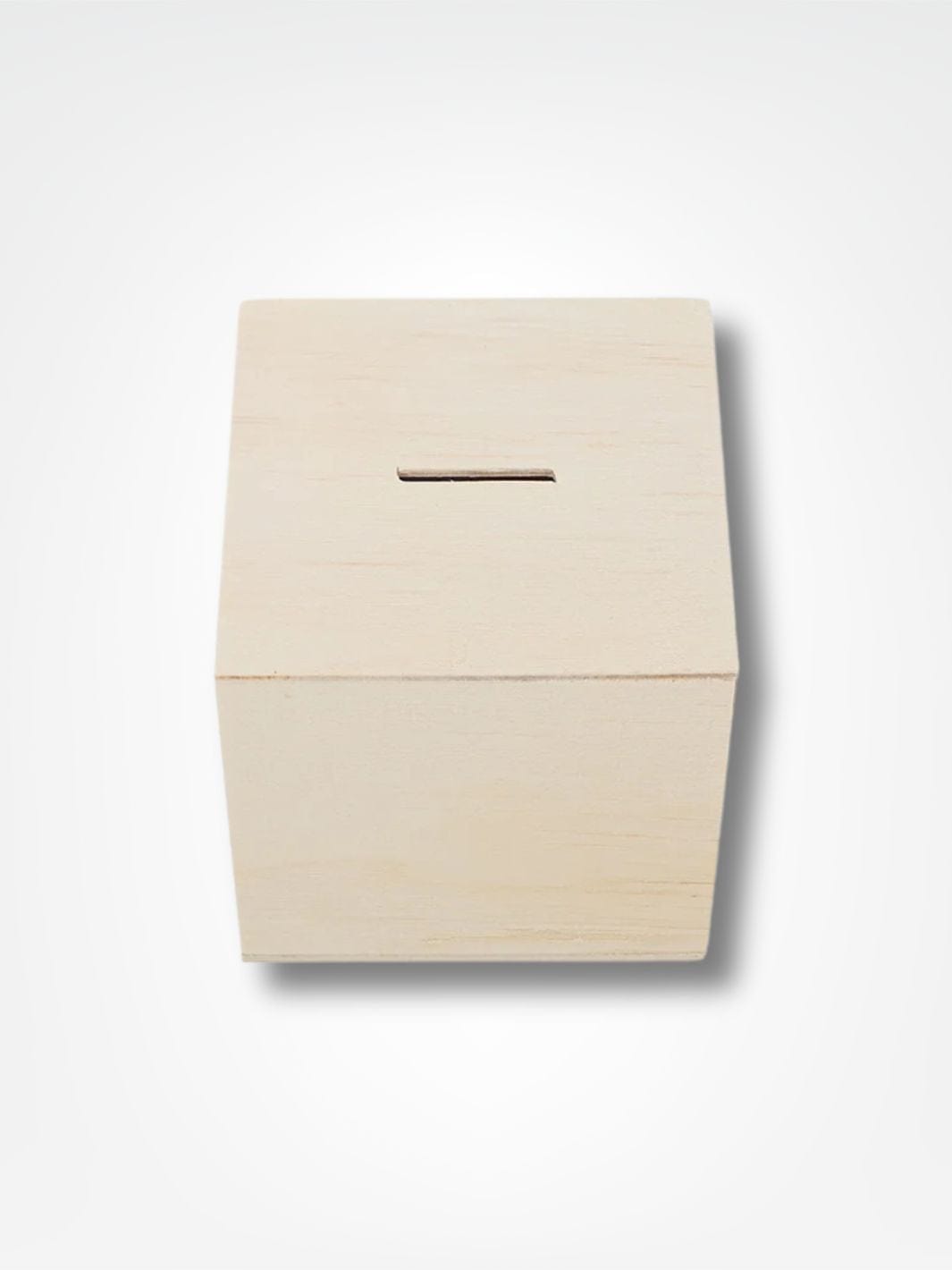 Tirelire en bois personnalisée <br> Coffre Naturel Bois clair / Pack de 3