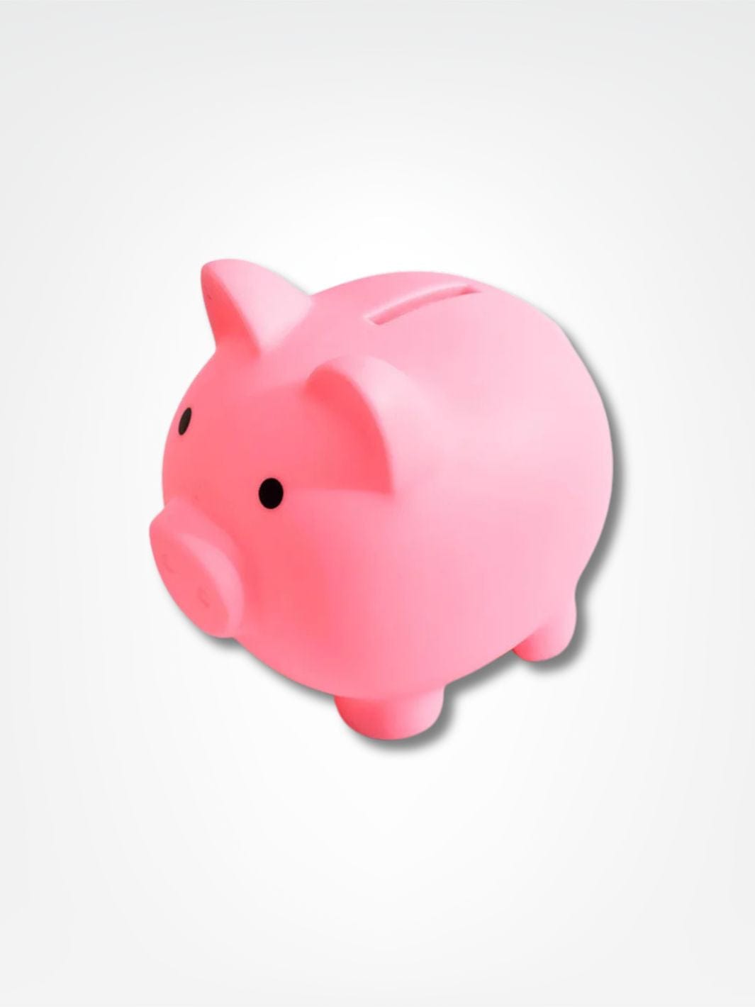 Tirelire en cochon <br> La petite économie Rose
