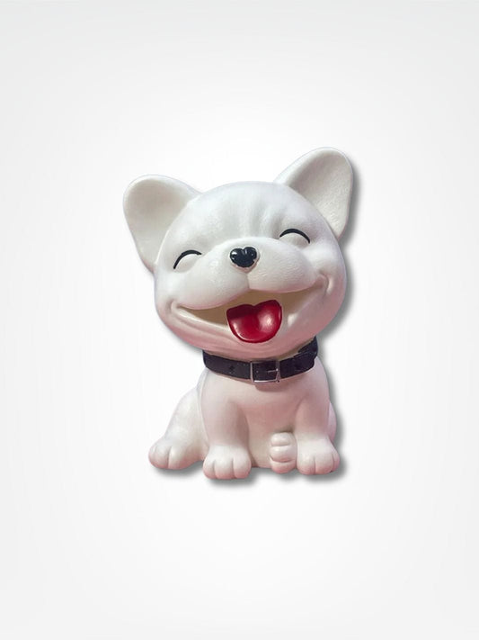 Tirelire en forme de chien <br> Le petit toutou Bouledogue Français | Blanc